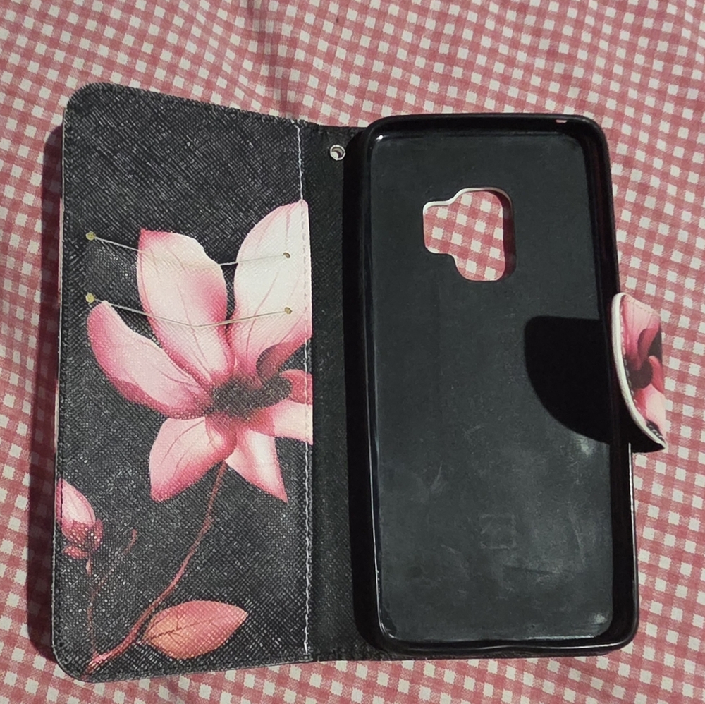 S9 Case, Galaxy S9 Case, Wallet Case Cover PU Leather Magnetic Flip Folio Bumper